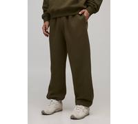 Men's Essential Baggy Jogger | Dark Olive | Size Large | BOOHOOMAN