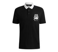 Men's Essential Logo Polo Black Visa Cash App RB 2024 Casual Short Sleeve Top