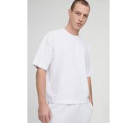 Men's Essential Oversized Boxy Crew Neck T-Shirt | White | Size Medium | BOOHOOMAN