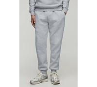 Men's Essential Slim Fit Jogger | Grey Marl | Size 4X-Large | BOOHOOMAN