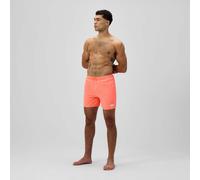 Speedo Men's 16" Watershort Swiming Trunks| Quick Dry | Comfortable Fit | Clasic Style | Drawstring Waist, Sumer Orange, L
