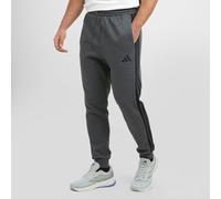 Men's Essentials 3-Stripes Fleece Pants, Grey XXL