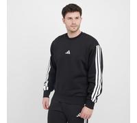 Men's Essentials 3-Stripes Fleece Sweatshirt, Black XXL