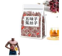 Men's Essentials Five Flavors Goji Berry Tea, Schisandra Dodder Tea, Five Flavors Wolfberry Tea, Chinese Kidney Care Tea, Health Liver Care Tea for Men (1pcs)