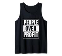 Mens Ethical Awareness: People Over Profit Tank Top