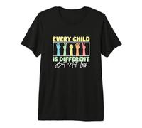 Mens Every Child is Different But Not Less for A SpEd Educator Premium T-Shirt
