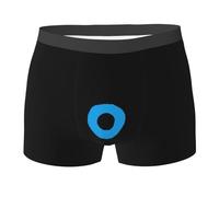 Men'S Evil Eye Print Underwear Boxer Briefs,Men'S Ultra Comfortsoft Underwear,Breathable Stretch Underpants Black