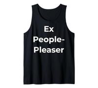 Mens Ex People Pleaser, Burnout Recovery Work Quote Tank Top