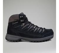 Berghaus Men's Explorer Trek Gore-Tex Waterproof Walking Boots | Highly Breathable | Extra Cushion, Navy/Grey, 9.5 UK