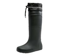 Men's Extra Tall Flat Bottom Rain Shoes Men's Water Shoes Harness Mouth Plus Cotton Long Rain Boots 45 Yards Rubber Shoes Short Gardening Boots Men (Grey, 7)