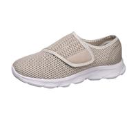 Men'S Extra Wide Fit Diabetic Shoes - Lightweight Shallow Mouth Trainer Easy Close Adjustable Orthopedic Shoes Mesh Breathable Walking Shoe With Air Cushion Wedge Comfort Footwear For Swollen Feet