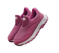 Men's Extra Wide Fit Walking Shoes Non-Slip Soft Sole Lightweight Comfort Sneakers for Diabetic Feet, Orthopaedic Senior Elderly Dad Sports Casual Motion Shoes(Purple,M 75=W8.5=40EU)