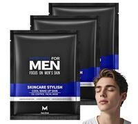 Mens Face Mask Set 3PCS - Face Masks for Men Cleansing, Hydrating & Oil Control, Skincare Gift Set for Men with Deep Cleansing & Refreshing Formula, Mens Face Care, All Skin Types