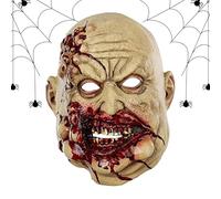 Men's Face Masque for Role-playing,Horror Latex Butcher Face Masque for Escape Room | Lightweight Cosplay Headgear for Dress-up Events Masquerade Escape Room Haunted House