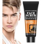 Men's Facial Scrub - 80g Oil Control Pore Cleanser | Moisturizing Natural Body Scrub - for Whitehead Dead Skin Dirt for Dad Boyfriend Husband