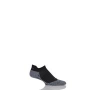 Men's FALKE TK5 Trekking Invisible Socks Lightweight Cushioned in Black - 1 Pack