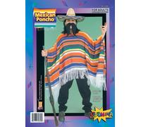 Mexican Poncho Wild West Cowboy Clint Eastwood Instant Fancy Dress Costume