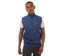 Men's Farah Clint Midlayer Gilet in Blue