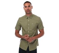 Men's Farah Drayton Short Sleeve Shirt in Green