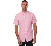 Men's Farah Drayton Short Sleeve Shirt in Pink
