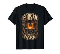 Mens Farrier Hoof Care Horseshoe Forged for The Barn Value Graphic T-Shirt
