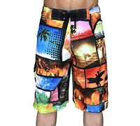 Mens Fashion Leisure and Fitness Sports Plus Size Five Surf Quick Drying Beach Pants Shorts Beach Essentials Quicksilver Swimming Shorts Men Gifts for Boys Crew Clearance Store