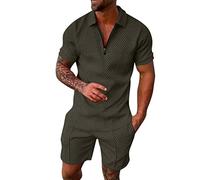 Men's Fashion Short Sets Gym Wear Sets Short Sleeve Muscle Tee & Shorts Set Bodybuilding Jogging Tracksuits Plus Size Summer Outfits Sweatshirt Set