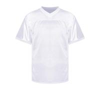 Mens Fashion Sports T Shirt Hip Hop Party Blank Football Top Foam Star White