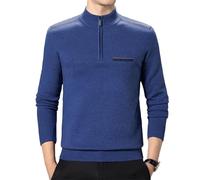 Men'S Fashion,Sweatshirts For Men,Product Category Men’s Sweater Coat The Knitwear for Winter Comfort and Style (Blue, 120)