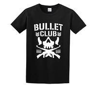 Men's Fashion T Shirts Geek Bullet Club Gunner Shooting Metal Band Rock Soft and Light Black XL