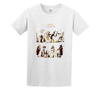 Men's Fashion T Shirts Genesis A Trick of The Tail Fitted Crew-Neck t-Shirt White 3XL