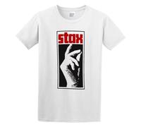 Men's Fashion T Shirts STAX Memphis Tennessee Records Booker Albert King Otis Redding Pure Cotton is More Hygroscopic White L