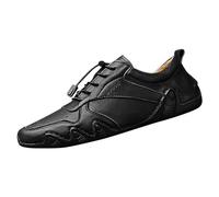 Men's Fashion Walking Sneakers, Non-Slip Work Shoes, Comfortable Casual Athletic Tennis Shoes Shoe Tree Women Shoes, black, 10 UK