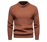 Men'S Fashion,Warm Jumpers Men,Men's Sweater Coat - Cardigan Style Knitwear for Everyday Wear Classic Exterior with Modern Finishing Durable Fabric Gentle Comfort Versatile Layering (Brown, M)