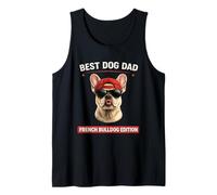Mens Father’s Day Design Cool French Bulldog Send a kiss Tank Top