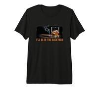 Mens Fathers Day - I'll be in the Backyard Premium T-Shirt