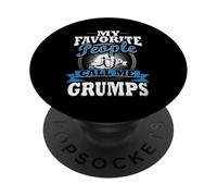 Mens Favorite People Call Me Grumps Fist Bump Grumps Gifts PopSockets Adhesive PopGrip