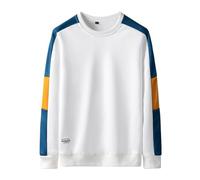 Mens Festival Clothes Baseball Pullovers for Men tie dye t Shirt Men Pullover Jacket for Men Winter Parka Jacket Mens Black Hoodie Men Santa Jumper Long Winter Coats for Men （White, M