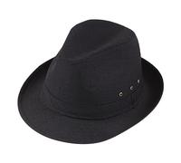 Mens Festival Clothing Orange Cap Sun Hats Unisex Classic Mid Men 20s Hat with Band Casual Jazz Cap for Men Costume Accessories Fancy Dress 7 Orange Hats for Women Kids Visor (Black, M)
