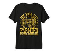 Mens Few More Days Farming Funny Tractor Men Farmer Premium T-Shirt