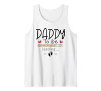 Mens First Time Dad Pregnancy Announcement Dad - Daddy to Be 2027 Tank Top