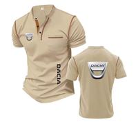 Men's Fitness Henley T-Shirts for D.a.c.i.a Contrasting Colors Polo Shirts Quick Dry Casual Half Sleeve Soft Short Sleeved Tee Top Clothes Underwear-KQS||x_l