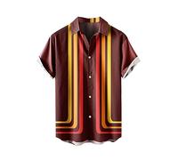 Mens Flamingos Short Sleeve Hawaiian Shirt Men's Short Sleeve Printed Poplin Shirt Cotton Hawaiian Shirts Button Down Short Sleeve Beach Shirts Shirts Men's Hawaiian Shirts JANUK40430HOT1459