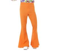 Mens Flared Trousers 60s 70s 80s Hippie Disco Stag Fancy Dress Party Costume