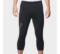 Men's Flash 0.75 Knee Length Running Leggings, Black XS