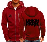 Mens Fleece Hoody Jackets for Linkin Park Zip Up Hoodies Pullover Oversized Hooded Sweatshirts Outerwear Oversized Coats Tops(C,3XL)