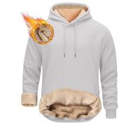 Men's Fleece Jacket - Full Zip Hoodie for Hiking - UK Warehouse Clearance