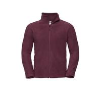 Mens Fleece Jacket Full Zip Up Plain Soft Warm Outdoor Zipped Jumper Russell