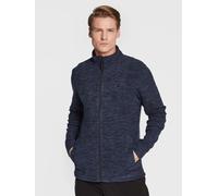 Men's Fleece Sweatshirt 4F Full Zip Sportstyle Navy Blue Jacket H4Z22-PLM350-30M