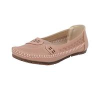 Men's Flexible Sole Slip On Loafers - Comfortable Everyday Walking Flat Shoes, Casual Style, Breathable Mesh, Non Slip Pink